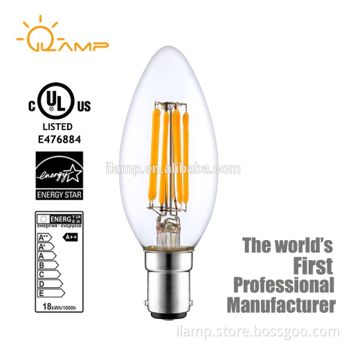 B15 Led Bulbs Candle E14 Dimmable Led Filament Bulbs Lights 24v Lighting
